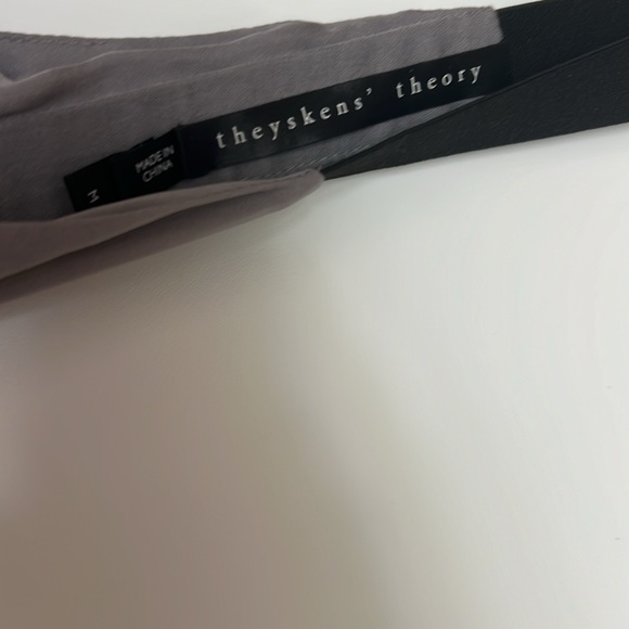 Theyskens theory dress satin with elastic straps low back a line fit - Picture 4 of 5